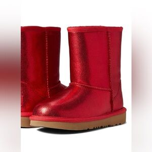 UGG Red Metallic Red Boots